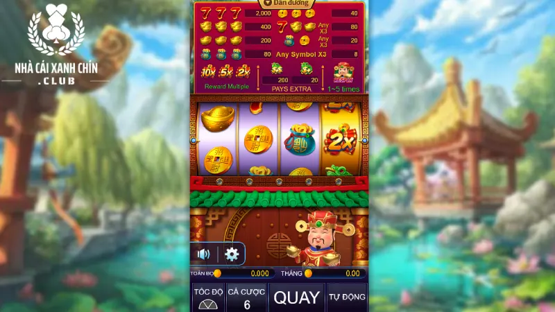 Fortune God 777 là trò chơi có giao diện bắt mắt lấy cảm hứng từ văn hóa phương Đông 