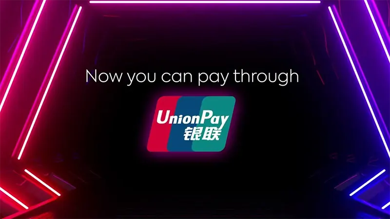 UnionPay có một số ưu điểm quan trọng khi sử dụng để nạp tiền vào tài khoản cá cược của bạn.